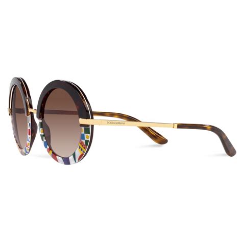 dolce and gabbana half print sunglasses|dolce gabbana sunglasses outlet.